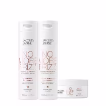 Imagem do produto Kit Jacques Janine Professionnel No More Frizz Shampoo Condicionador e Máscara P (3 produtos)