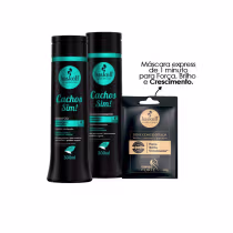 Imagem do produto Kit Haskell Cachos Sim Shampoo + Cond 300ml +Máscara 40g