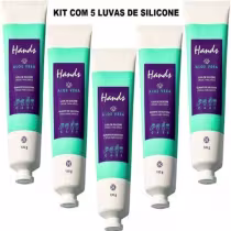 Imagem do produto Combo 5 Luvas De Silicone Com Aloe Vera 100G Original Hinode