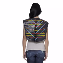 Imagem do produto Capa Geométrica Para Corte De Cabelos 3 Tipos de Corte