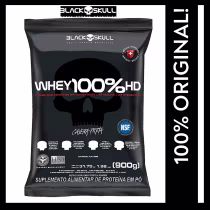 Imagem do produto Black Skull Whey 100% HD Chocolate Refil - Suplemento Alimentar de Proteína em Pó 900g