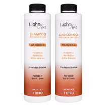 Imagem do produto Kit Light Hair Professional Mandioca Reconstrução Duo Salon (2 Produtos)