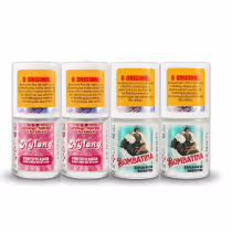 Imagem do produto Kit Top Beauty 4 Bases de Unha Bombatina Explosão de Queratina + Nylong Fortificador S.O.S Unhas