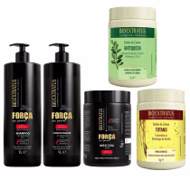 Imagem do produto Kit Bio Extratus Força com Pimenta, Tutano & Jaborandi Antiqueda (5 Produtos)