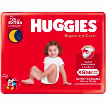 Imagem do produto Fralda Huggies Supreme Care XG 58 Unidades