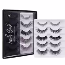 Imagem do produto Cílios Postiços Macrilan Lash Book C/5 Pares Cód.eb101