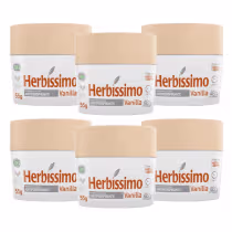 Imagem do produto Kit 6 Desodorante Creme Herbissimo Vanilla Antitranspirante 55g