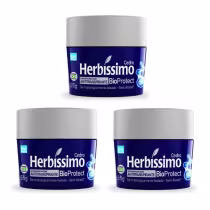 Imagem do produto Kit 3 Desodorante Creme Herbissimo Bioprotect Cedro Antitranspirante 55g