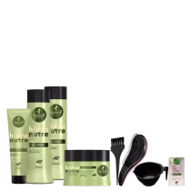 Imagem do produto Kit Haskell Hidranutre 300ml Shp Cnd Másc Leav +Kit Presente