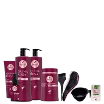 Imagem do produto Kit Haskell Quina Rosa 5 Produtos 1 Litro +Kit Presente