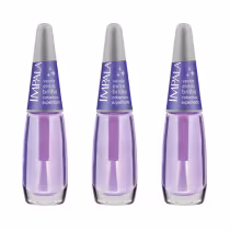 Imagem do produto Kit Esmalte Verniz Impala Extra Brilho 7,5ml C/3