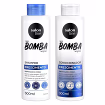 Imagem do produto Shampoo + Condicionador Salon Line Sos Bomba Crescimento 300ml