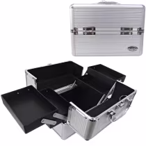 Imagem do produto Maleta de Maquiagem Ruby's Prata Ref.:fs-1142a