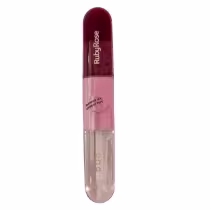 Imagem do produto BATOM E GLOSS LIQUIDO DUO Cor: LD10  RUBYROSE