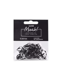 Imagem do produto Muah! Silicone - Elástico de Cabelo G (20 Unidades)