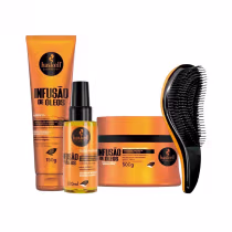 Imagem do produto Haskell Infusão De Óleos Máscara 300g + Óleo + Leave +Escova