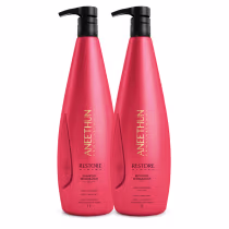 Imagem do produto KIT RESTORE SHAMPOO + MASCARA LITRO PROFISSIONAL - ANEETHUN