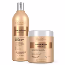 Imagem do produto Kit Prohall Shampoo Extreme Repair 1L + Máscara Extreme 500g