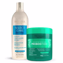 Imagem do produto Kit Prohall Shampoo Select Care 1L + Máscara Proboo Fiber