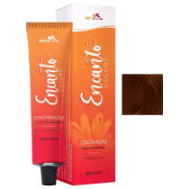 Imagem do produto Beleza Ruiva Coloração Encanto Colors 6.4 Louro Escuro Cobre - 60g