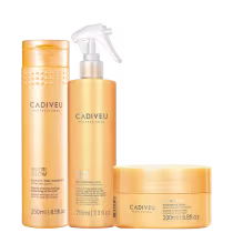 Imagem do produto Kit Cadiveu Professional Nutri Glow Shampoo Máscara e Fluído (3 produtos)