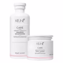 Imagem do produto Kit Keune Care Keratin Smooth Shampoo 300ml, Máscara 200ml