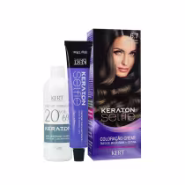 Imagem do produto Kit Keraton Selfie 6.7 Louro Escuro Marrom + Oxigenada (2 Produtos)