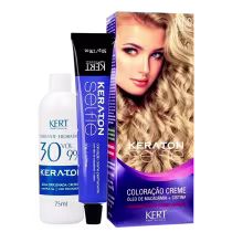 Imagem do produto Kit Keraton Selfie 10.0 Louro Claríssimo + Oxigenada (2 Produtos)