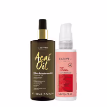 Imagem do produto Kit Cadiveu Professional Essentials Hair Remedy Leave-in Sérum e Açaí Oil 110 (2 produtos)