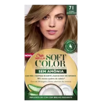 Imagem do produto Kit Soft Color 71 Louro Acinzentado - Coloração Permanente 