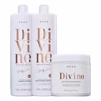 Kit Braé Divine Triple Treatment, 3 produtos.