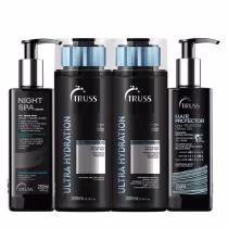 Imagem do produto Kit TRUSS Ultra Hydration + Hair Protector + Night Spa (4 Produtos)