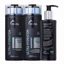 Imagem do produto Kit TRUSS Ultra Hydration + Night Spa Trio (3 Produtos)