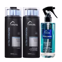 Imagem do produto Kit TRUSS Ultra Hydration + Frizz Zero Trio (3 Produtos)