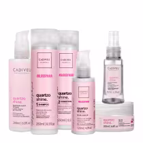Imagem do produto Kit Cadiveu Professional Essentials Quartzo Shine Shampoo Condicionador Máscara Pré- Shampoo Leave-in e Óleo (6 produtos