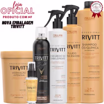 Imagem do produto Kit Trivitt Profissional com Reconstrutor e Hidratação - 6 produtos