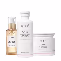 Imagem do produto Kit Keune Care Keratin Smooth Shampoo Máscara e Satin Oil ( 3 produtos)