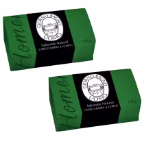 Imagem do produto kit Giorno Bagno Uomo Sabonete Verde Para Cabelo, Barba e Corpo 180g - 2 Unidades