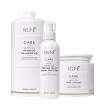 Imagem do produto Kit Keune Care Satin Oil Shampoo Litro Máscara G e Vital Nutrition Protein (3 produtos)