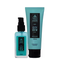 Imagem do produto Kit para barba da linha City View | 2 itens | balm purificante e óleo para barba