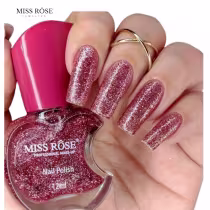 Imagem do produto Miss Rôse Cor A515 - Esmalte Glitter 12ml