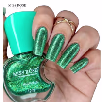 Imagem do produto Miss Rôse Cor A522 - Esmalte Glitter 12ml