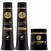 Imagem do produto Kit Cavalo Forte Haskell Shampoo Condicionador Máscara 500ml/500g