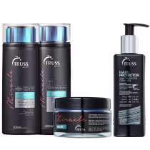 Imagem do produto Kit Truss Miracle Shampoo 300ml + Condicionador 300ml + Máscara 180g + Hair Protector 250ml