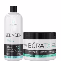Imagem do produto Borabella Selagem 3D 1 Litro + Bóratx Alinha os Fios 300g