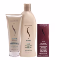 Kit Senscience Balance Shampoo 280ml e Condicionador 240ml + CPR (2x25ml)