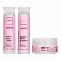 Imagem do produto Cadiveu Kit Essentials Quartzo Shine Shampoo 250ml, Condicionador 250ml, Máscara 200ml