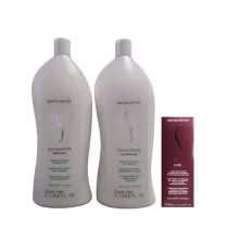 Kit Senscience Silk Moisture Shampoo 1L + Condicionador 1L + tratamento CPR 2x25ml