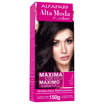 Imagem do produto Alta Moda é... Colore 3 Castanho Escuro - Coloração Permanente 150g