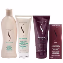 Imagem do produto Kit Senscience Silk Moisture Shampoo 280ml e Condicionador 240ml + Inner Restore 200ml + CPR 2x25ml
